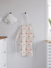 Фартук для кухни «Вигвамы и лисы» - Фото 2