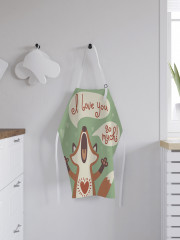 Фартук для кухни «Влюбленная лиса» - Фото 2