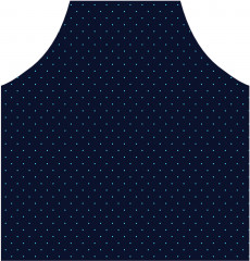 Фартук для кухни «Горошек на синем фоне» - Фото 1