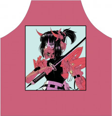 Фартук для кухни «Девушка самурай» - Фото 1