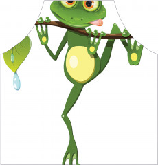 Фартук для кухни «Древняя лягушка» - Фото 1