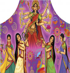 Фартук для кухни «Индийское божество» - Фото 1