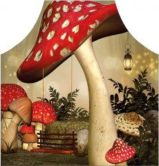 Фартук для кухни «Качели на грибе» - Фото 1