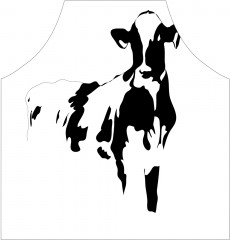 Фартук для кухни «Коровий облик» - Фото 1