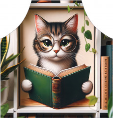 Фартук для кухни «Кот ботаник» - Фото 1