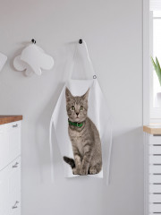 Фартук для кухни «Котик с ошейником» - Фото 2