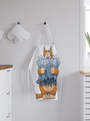 Фартук для кухни «Кошачий букет» - Фото 2