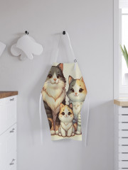 Фартук для кухни «Кошачье семейство» - Фото 2