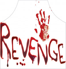 Фартук для кухни «Кровавый отпечаток» - Фото 1