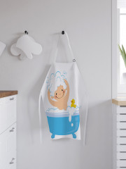 Фартук для кухни «Купание с улыбкой» - Фото 2