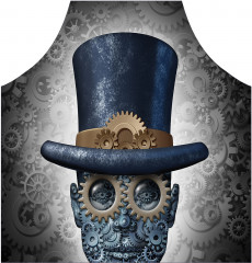 Фартук для кухни «Лицо из шестеренок» - Фото 1