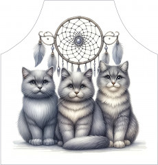 Фартук для кухни «Ловец котов» - Фото 1