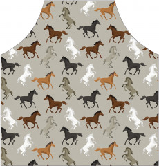 Фартук для кухни «Лошади резвятся» - Фото 1