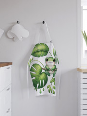 Фартук для кухни «Лягушка в пальмах» - Фото 2