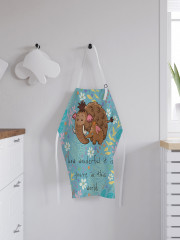 Фартук для кухни «Мамонтены в цветах» - Фото 2