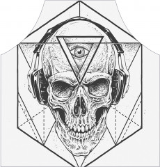 Фартук для кухни «Масонский череп» - Фото 1