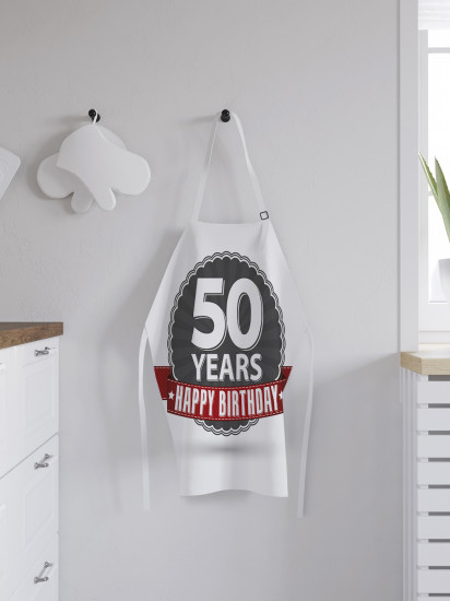Фартук для кухни «Медаль 50-летия»