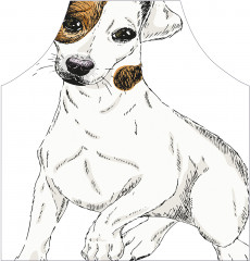 Фартук для кухни «Милый джек рассел» - Фото 1