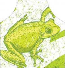 Фартук для кухни «Мирная лягушка» - Фото 1