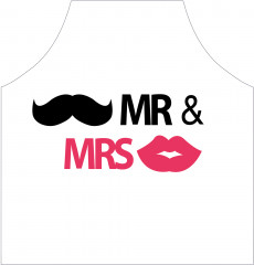 Фартук для кухни «Мистер и миссис» - Фото 1