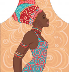 Фартук для кухни «Мода африканок» - Фото 1