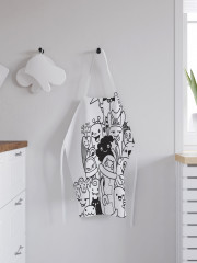 Фартук для кухни «Монотонные монстры» - Фото 2