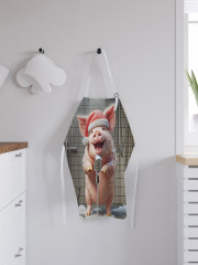 Фартук для кухни «Поющая хрюшка» - Фото 2