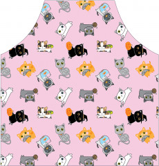 Фартук для кухни «Разнообразная жизнь котов» - Фото 1