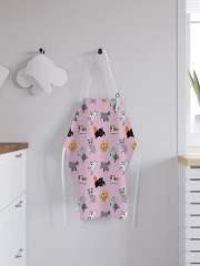 Фартук для кухни «Разнообразная жизнь котов» - Фото 2