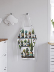 Фартук для кухни «Растения на полке» - Фото 2