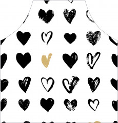 Фартук для кухни «Рисунки сердец» - Фото 1