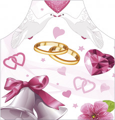 Фартук для кухни «Свадебные символы» - Фото 1