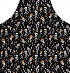 Фартук для кухни «Скелеты-меломаны» - Фото 1