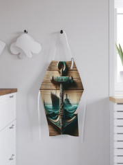 Фартук для кухни «Судно в море» - Фото 2