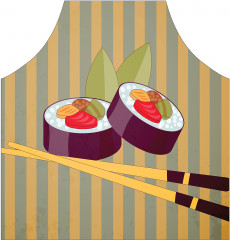 Фартук для кухни «Суши и палочки» - Фото 1