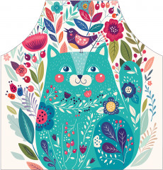 Фартук для кухни «Счастливый котик» - Фото 1