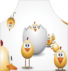 Фартук для кухни «Яичная скорлупа и птенцы» - Фото 1