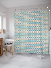 Штора для ванной с водоотталкивающей пропиткой «Аргайл ретро» - Фото 1