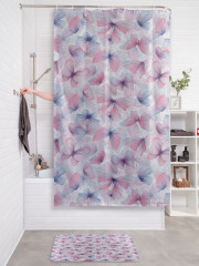 Штора для ванной с водоотталкивающей пропиткой «Бабочки» - Фото 2