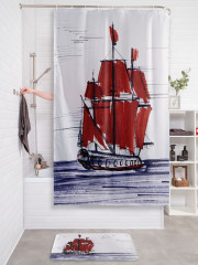 Штора для ванной с водоотталкивающей пропиткой «Быстрый корабль» - Фото 2
