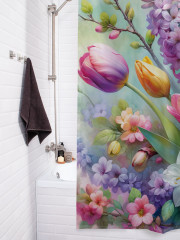 Штора для ванной с водоотталкивающей пропиткой «Весенний подарок» - Фото 3