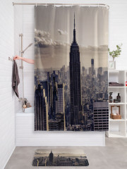 Штора для ванной с водоотталкивающей пропиткой «Вечер в нью йорке» - Фото 2