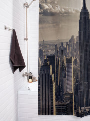 Штора для ванной с водоотталкивающей пропиткой «Вечер в нью йорке» - Фото 3
