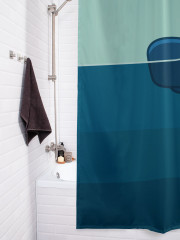 Штора для ванной с водоотталкивающей пропиткой «Выплывший кит» - Фото 3