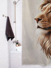 Штора для ванной с водоотталкивающей пропиткой «Гордый лев» - Фото 3