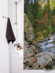 Штора для ванной с водоотталкивающей пропиткой «Горный ручей» - Фото 3