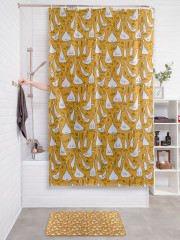 Штора для ванной с водоотталкивающей пропиткой «Гуси на прогулке» - Фото 2