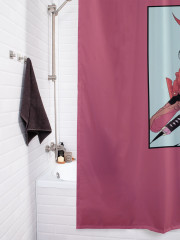 Штора для ванной с водоотталкивающей пропиткой «Девушка самурай» - Фото 3