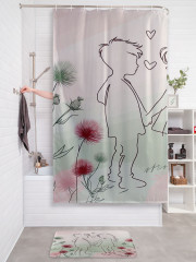 Штора для ванной с водоотталкивающей пропиткой «Детская любовь» - Фото 2