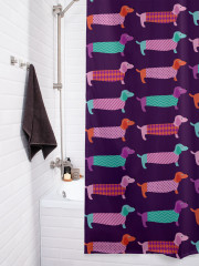 Штора для ванной с водоотталкивающей пропиткой «Длинные таксы» - Фото 3